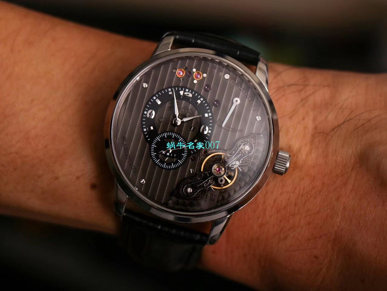 【TZ Factory  top  Replica Watches 】glashuette original原创偏心系列1-66-06-04-22-05 wrist watches  / GLA060