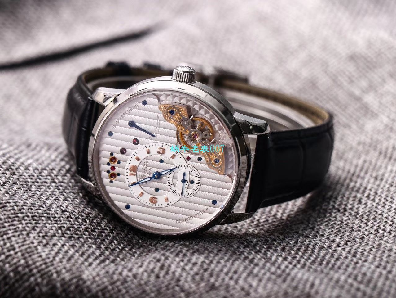 【TZ Factory  High quality 精 Replica Watches 】glashuette original原创偏心系列1-91-02-01-05-30 wrist watches  / GLA058