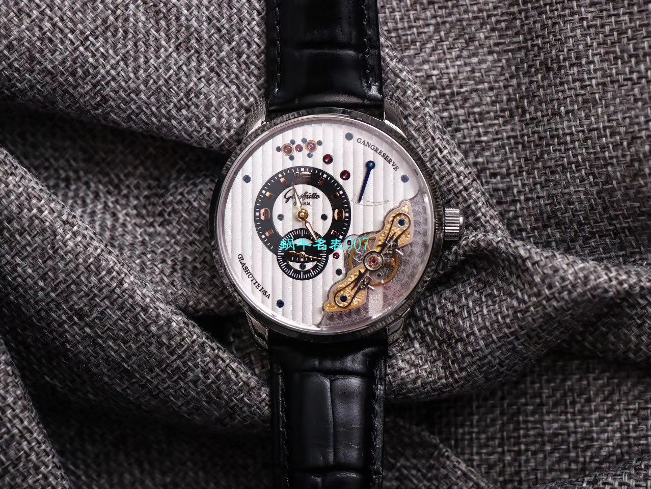 【TZ Factory  High quality  Replica Watches 】glashuette original原创偏心系列1-91-02-02-02-30 wrist watches  / GLA059