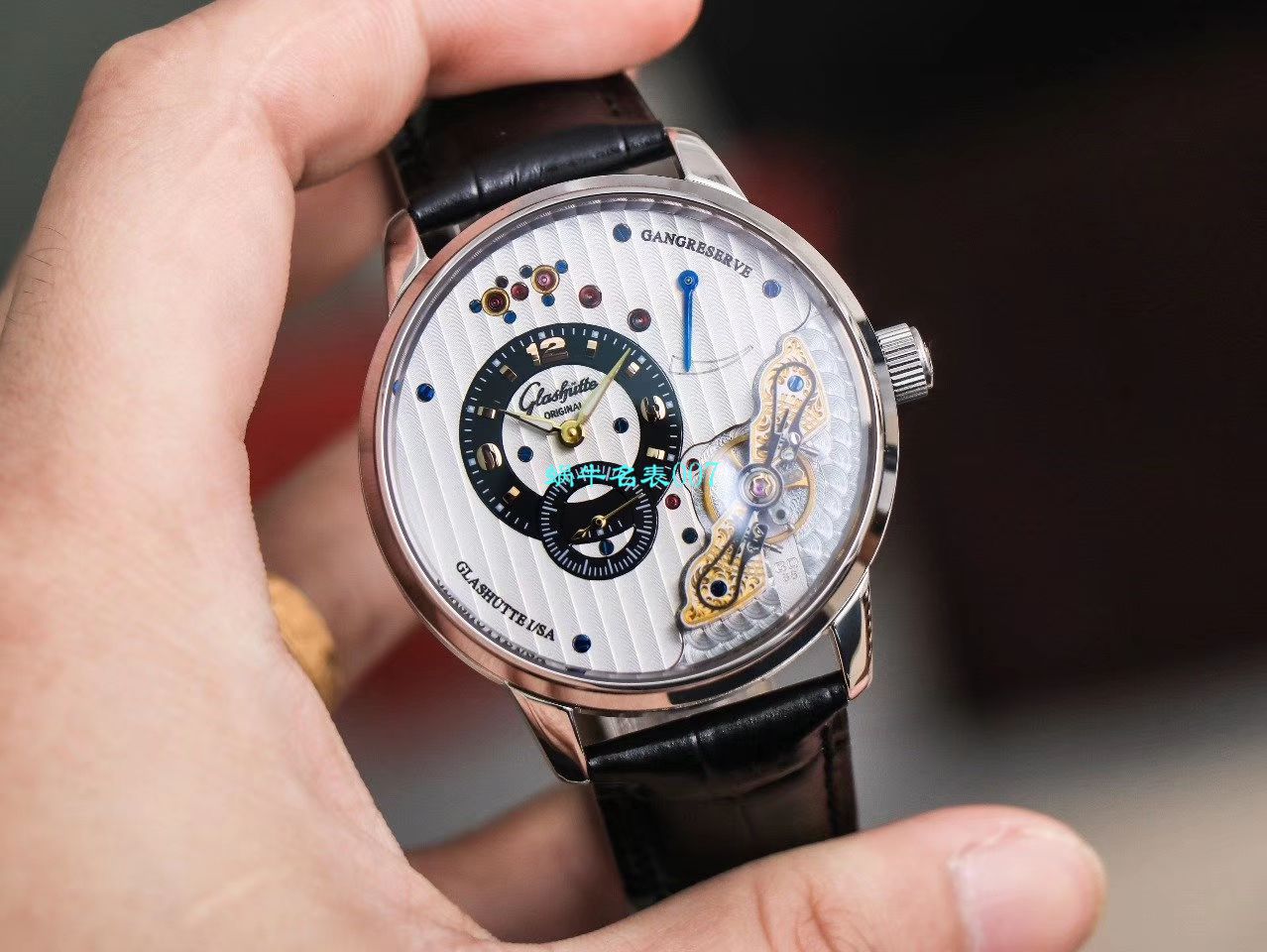 【TZ Factory  High quality 精 Replica Watches 】glashuette original原创偏心系列1-91-02-01-05-30 wrist watches  / GLA058