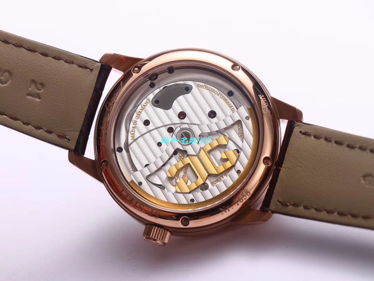 【TZ Factory  top  Replica Watches 】glashuette original原创偏心系列1-66-06-04-22-05 wrist watches  / GLA060