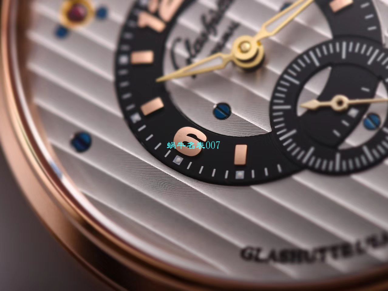 【TZ Factory  High quality  Replica Watches 】glashuette original原创偏心系列1-91-02-02-02-30 wrist watches  / GLA059