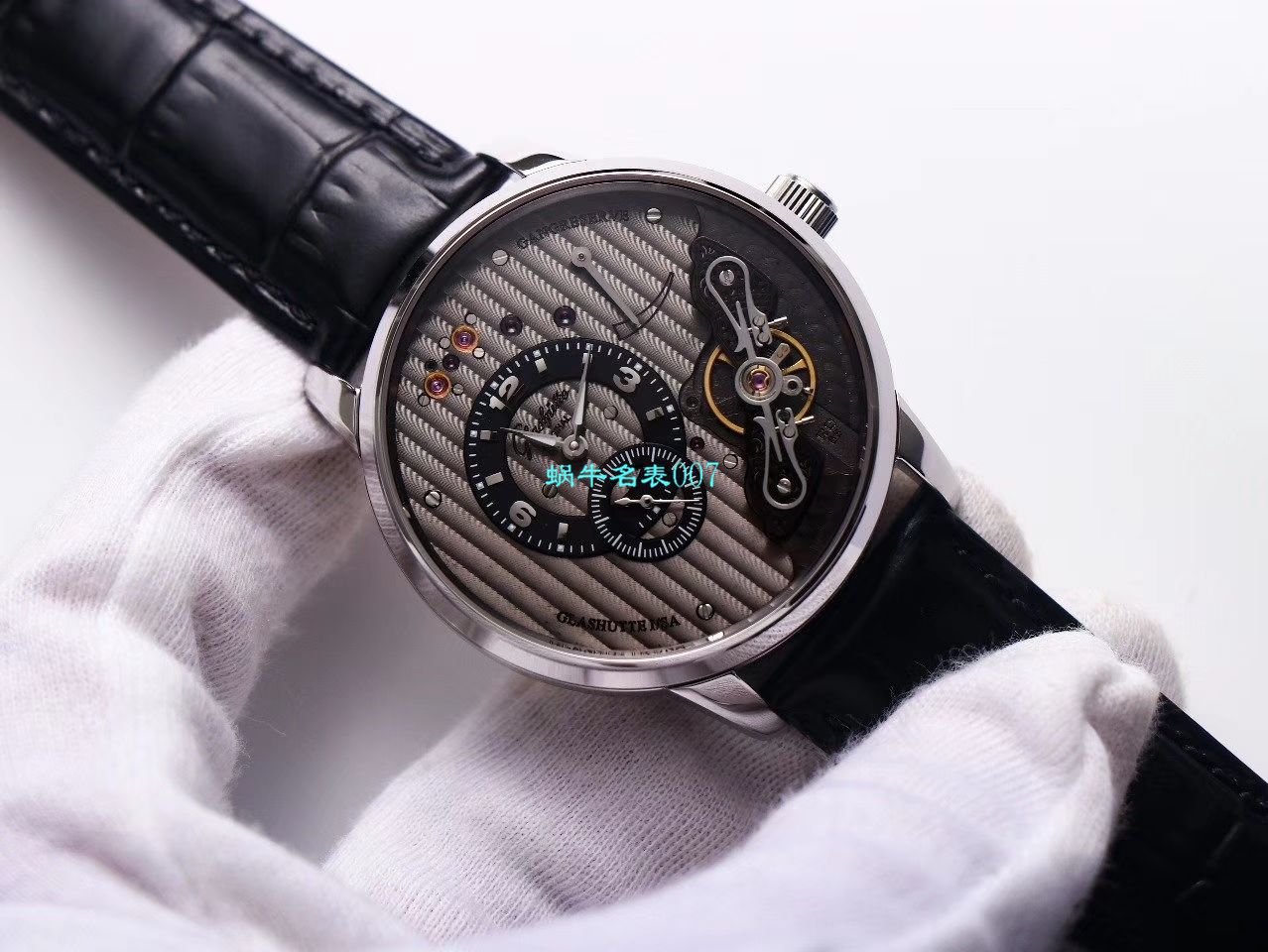 【TZ Factory  top  Replica Watches 】glashuette original原创偏心系列1-66-06-04-22-05 wrist watches  / GLA060