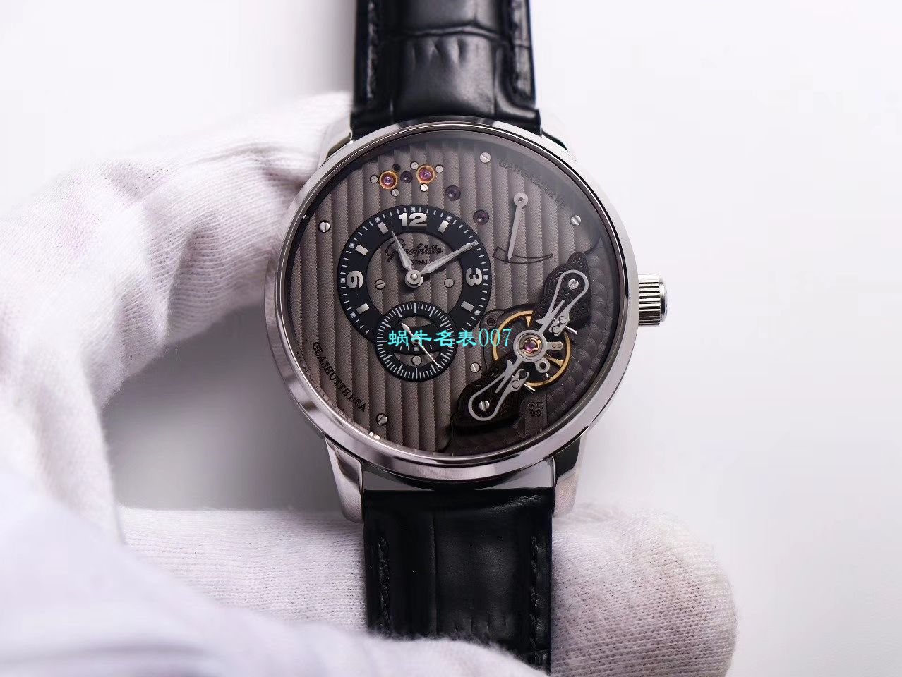 【TZ Factory  High quality 精 Replica Watches 】glashuette original原创偏心系列1-91-02-01-05-30 wrist watches  / GLA058