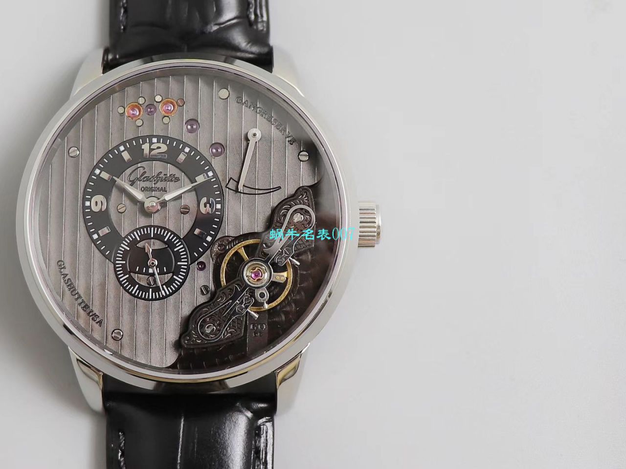 【TZ Factory  High quality  Replica Watches 】glashuette original原创偏心系列1-91-02-02-02-30 wrist watches  / GLA059