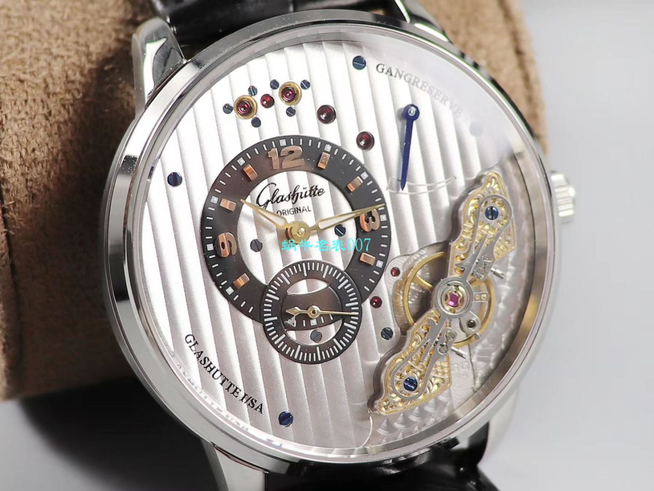 【TZ Factory  High quality 精 Replica Watches 】glashuette original原创偏心系列1-91-02-01-05-30 wrist watches  / GLA058