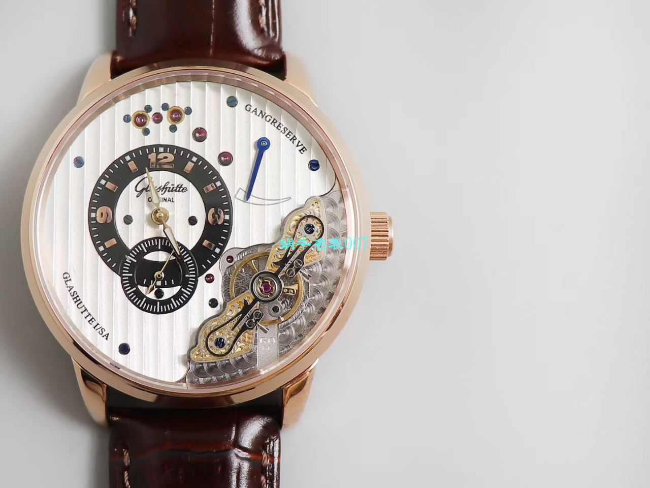 【TZ Factory  top  Replica Watches 】glashuette original原创偏心系列1-66-06-04-22-05 wrist watches  / GLA060