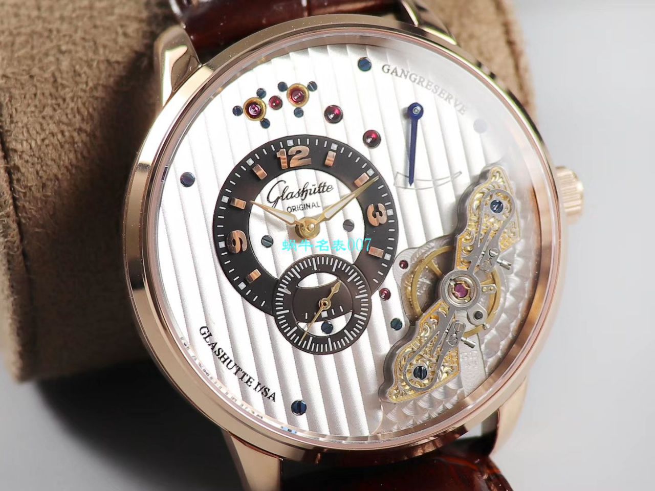 【TZ Factory  High quality 精 Replica Watches 】glashuette original原创偏心系列1-91-02-01-05-30 wrist watches  / GLA058
