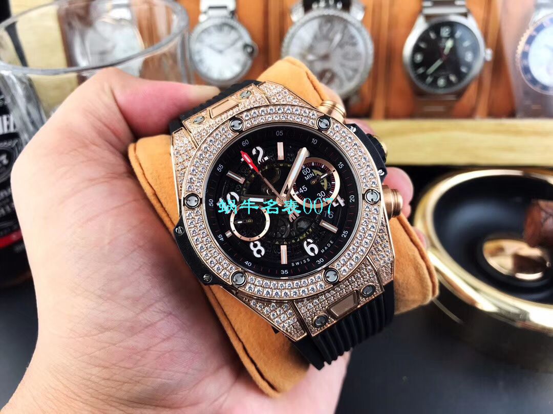 【JB Factory  Replica Watches 】 hublot BIG BANG系列411.OX.1180.RX.0904 wrist watches  / YUB075