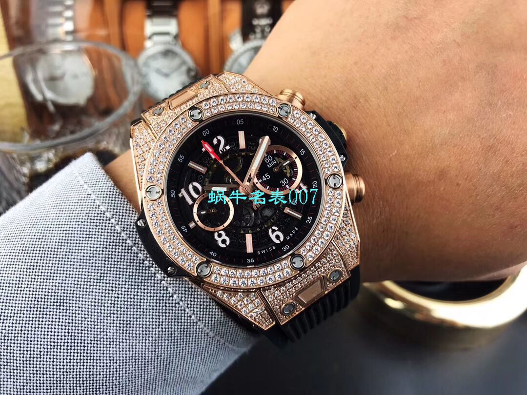 【JB Factory  Replica Watches 】 hublot BIG BANG系列411.OX.1180.RX.0904 wrist watches  / YUB075
