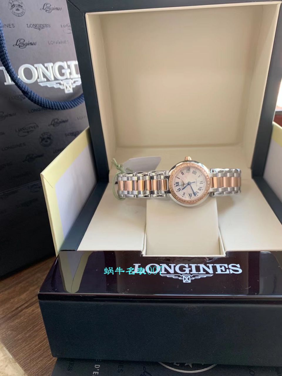 【 TOP  copy customized 、原单真钻女表】LONGINES  PRIMALUNA心月系列L8.111.5.79.6 wrist watches  / L150