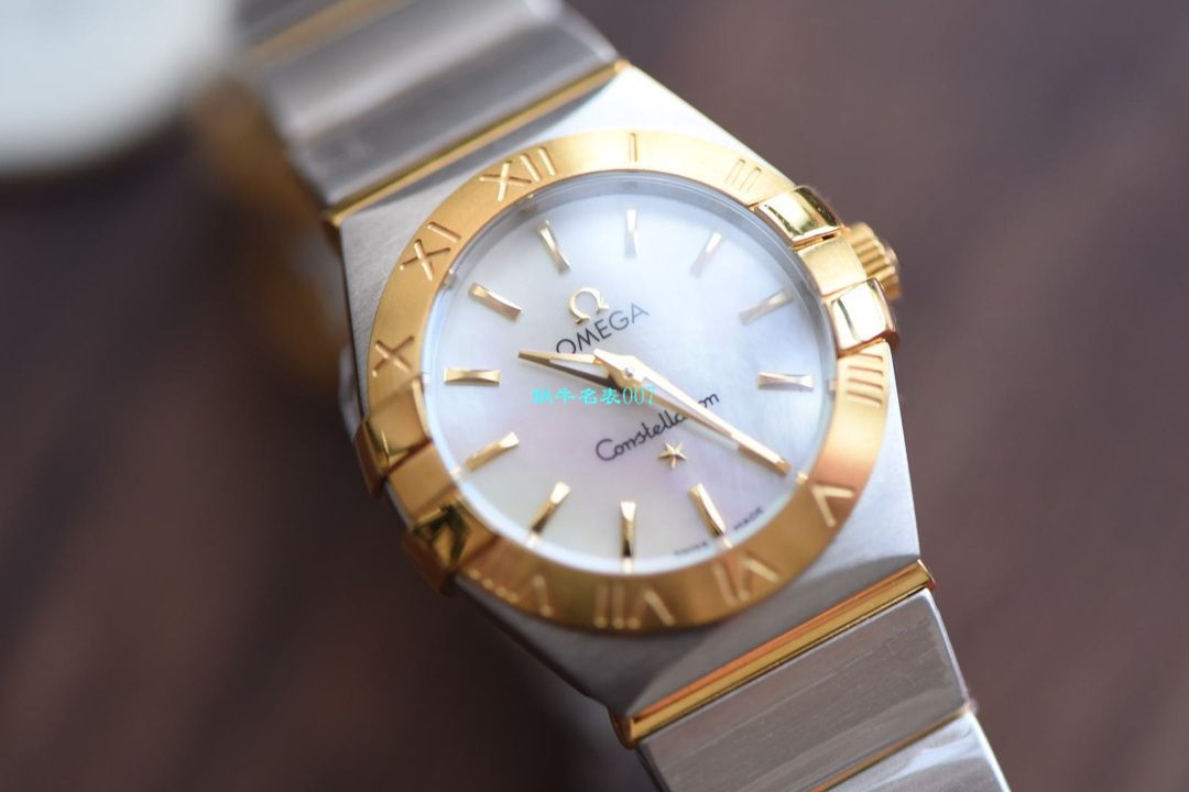 【8848 Factory  High quality  Copy  Watches 】OMEGA Constellation 女装24、27毫米123.20.27.60.55.001 wrist watches  / M663