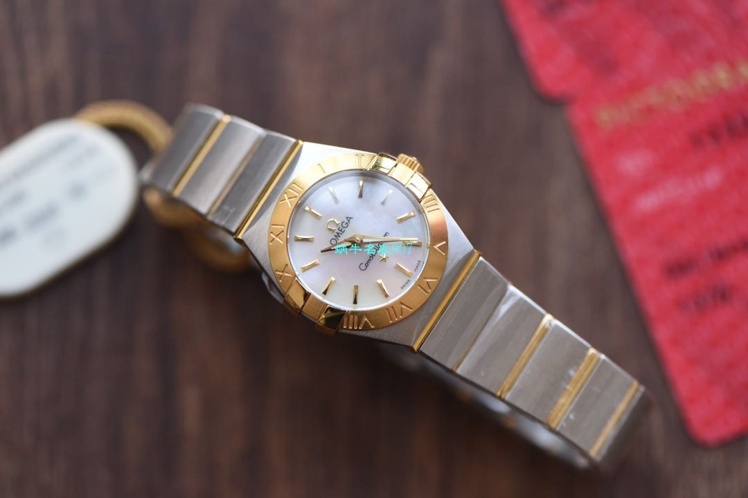 【8848 Factory  High quality  Copy  Watches 】OMEGA Constellation 女装24、27毫米123.20.27.60.55.001 wrist watches  / M663