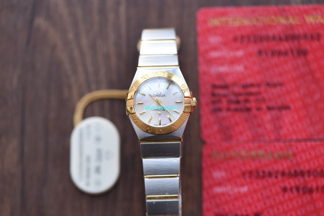 【8848 Factory  High quality  Copy  Watches 】OMEGA Constellation 女装24、27毫米123.20.27.60.55.001 wrist watches  / M663