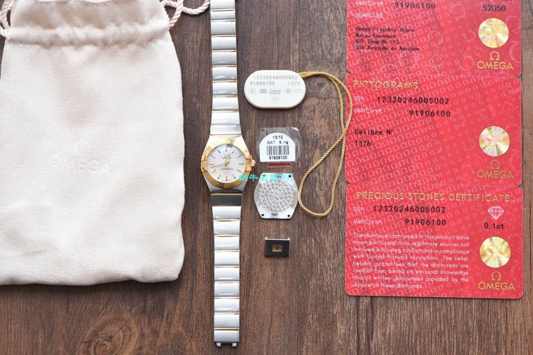 【8848 Factory  High quality  Copy  Watches 】OMEGA Constellation 女装24、27毫米123.20.27.60.55.001 wrist watches  / M663