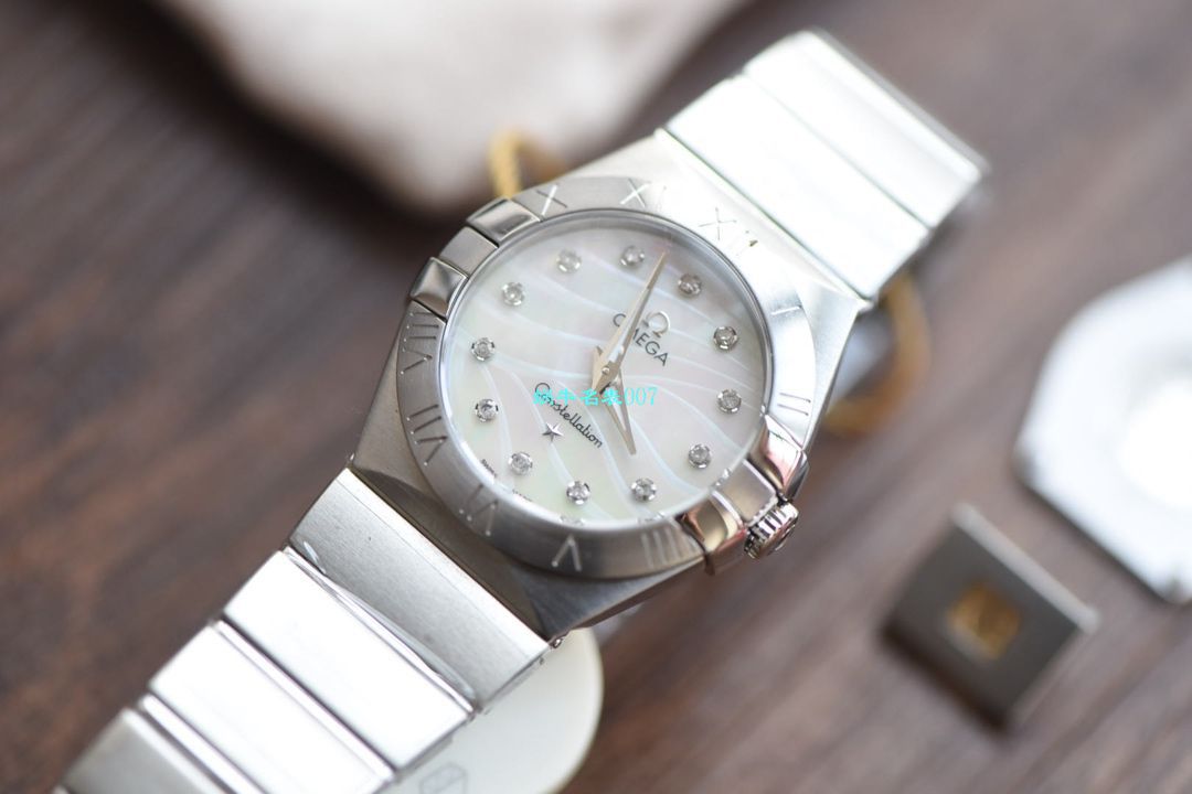 【8848 Factory  High quality  Copy  Watches 】OMEGA Constellation 女装24、27毫米123.20.27.60.55.001 wrist watches  / M663