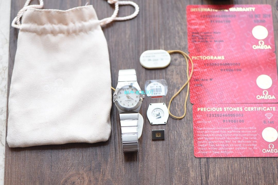 【8848 Factory  High quality  Copy  Watches 】OMEGA Constellation 女装24、27毫米123.20.27.60.55.001 wrist watches  / M663