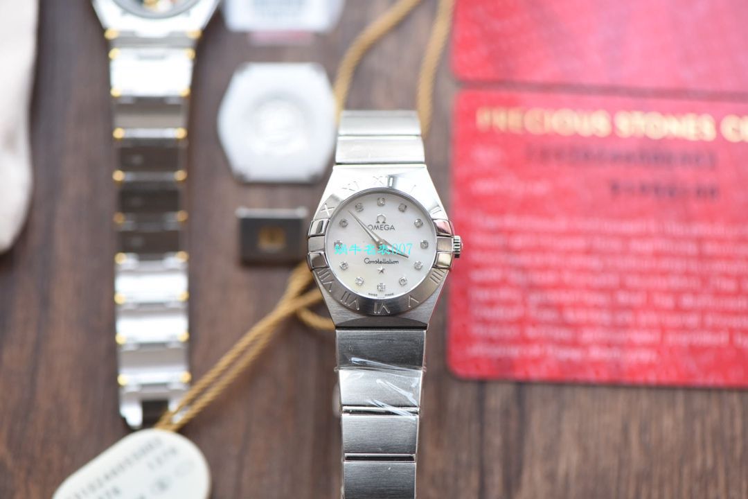 【8848 Factory  High quality  Copy  Watches 】OMEGA Constellation 女装24、27毫米123.20.27.60.55.001 wrist watches  / M663