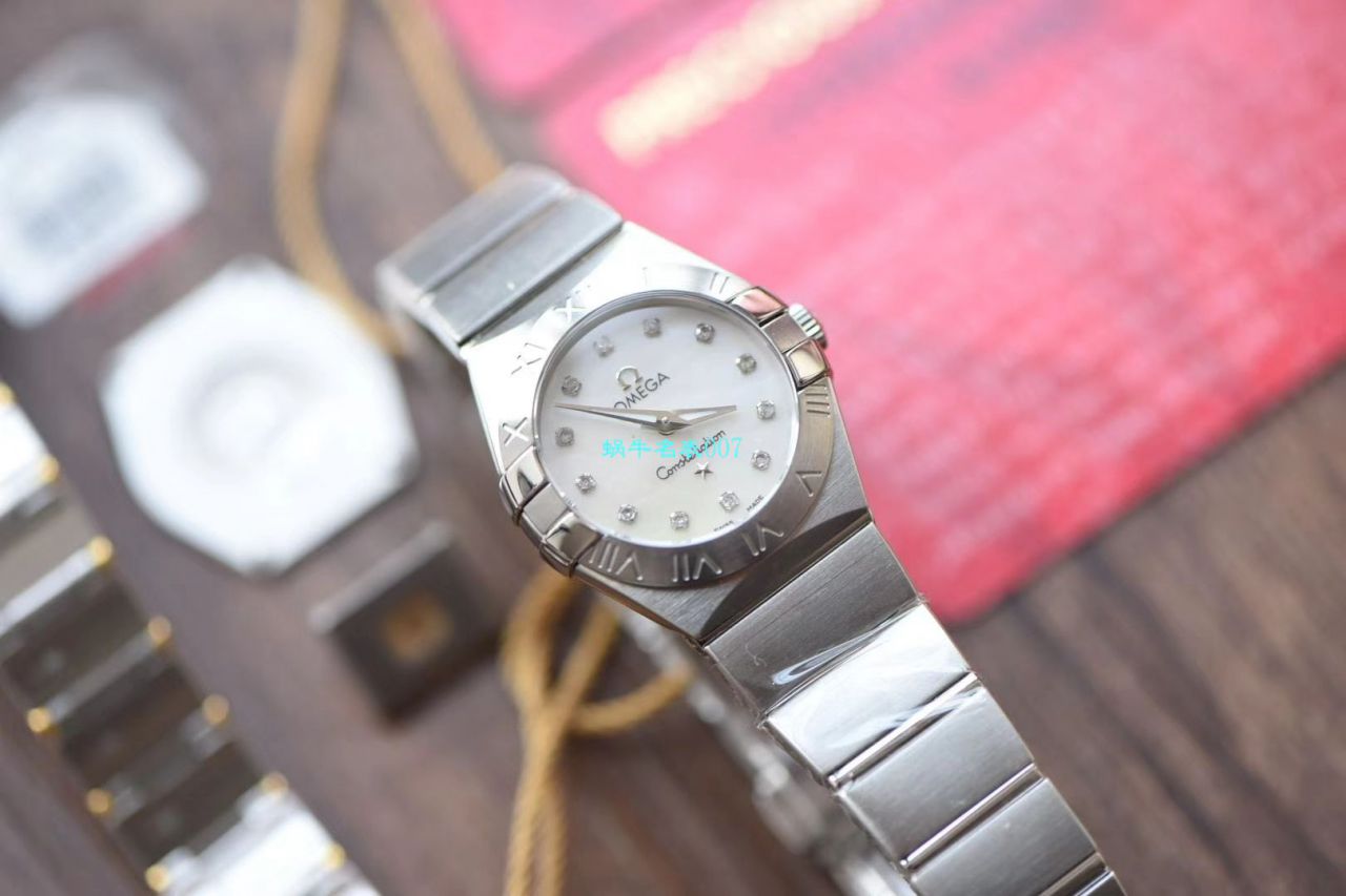 【8848 Factory  High quality  Copy  Watches 】OMEGA Constellation 女装24、27毫米123.20.27.60.55.001 wrist watches  / M663