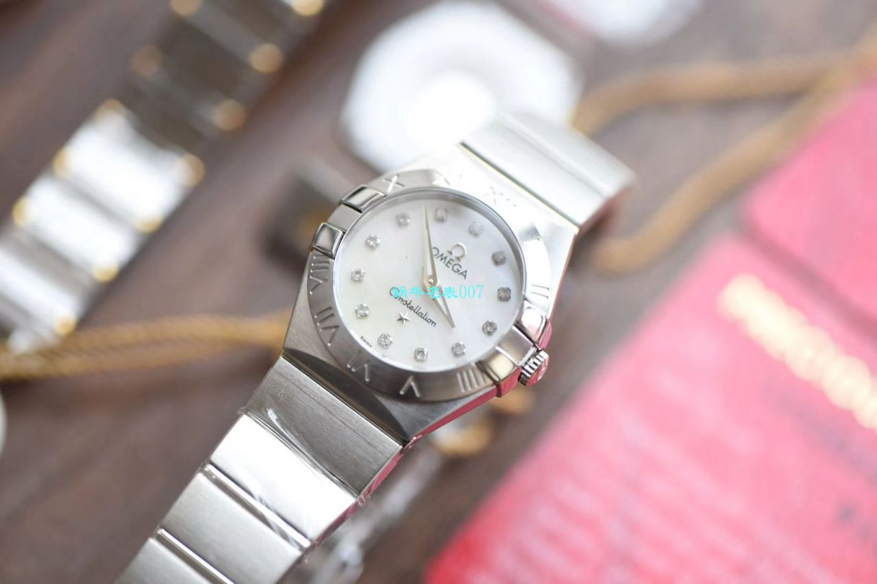 【8848 Factory  High quality  Copy  Watches 】OMEGA Constellation 女装24、27毫米123.20.27.60.55.001 wrist watches  / M663