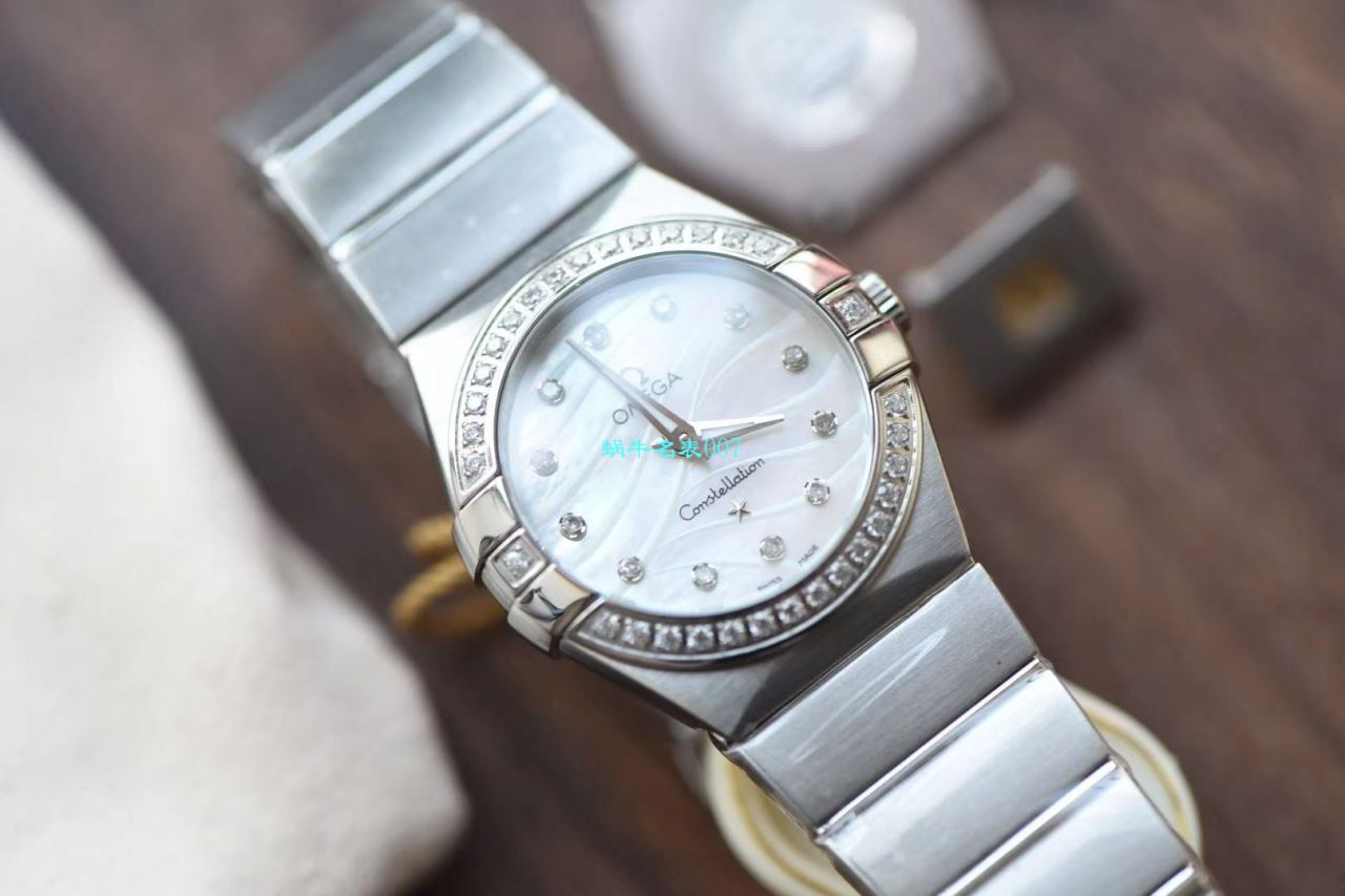 【8848 Factory  High quality  Copy  Watches 】OMEGA Constellation 女装24、27毫米123.20.27.60.55.001 wrist watches  / M663