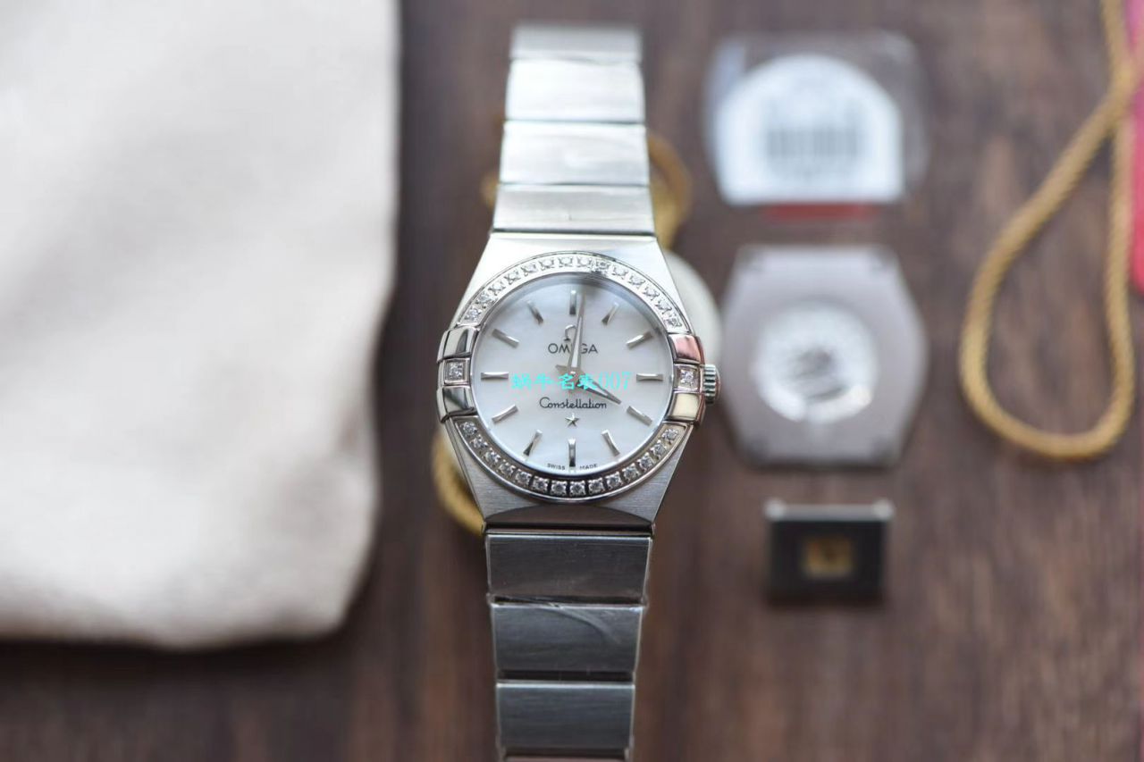 【8848 Factory  High quality  Copy  Watches 】OMEGA Constellation 女装24、27毫米123.20.27.60.55.001 wrist watches  / M663