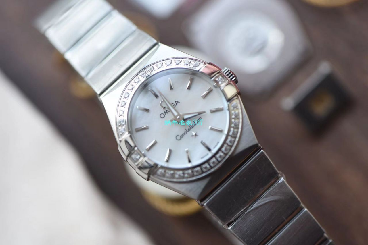 【8848 Factory  High quality  Copy  Watches 】OMEGA Constellation 女装24、27毫米123.20.27.60.55.001 wrist watches  / M663