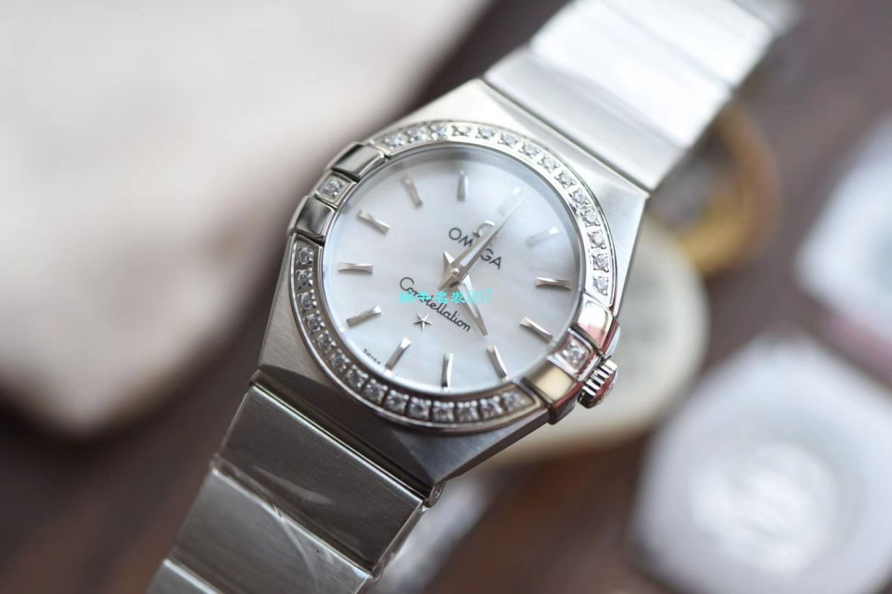 【8848 Factory  High quality  Copy  Watches 】OMEGA Constellation 女装24、27毫米123.20.27.60.55.001 wrist watches  / M663