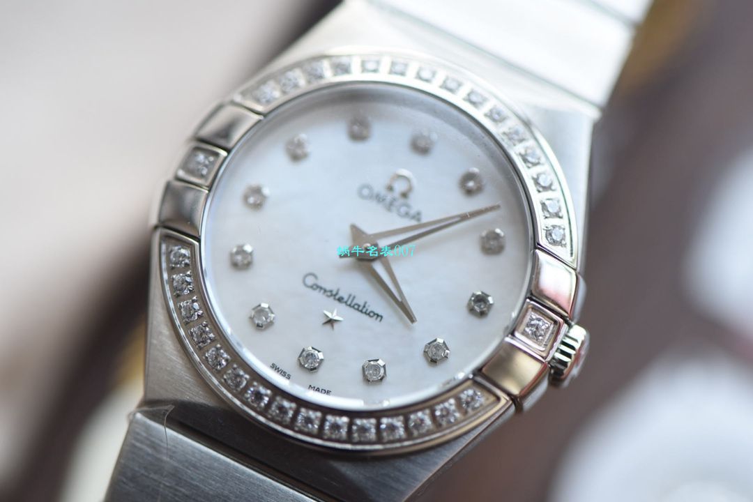 【8848 Factory  High quality  Copy  Watches 】OMEGA Constellation 女装24、27毫米123.20.27.60.55.001 wrist watches  / M663