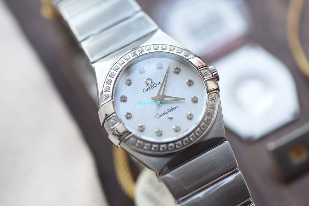 【8848 Factory  High quality  Copy  Watches 】OMEGA Constellation 女装24、27毫米123.20.27.60.55.001 wrist watches  / M663