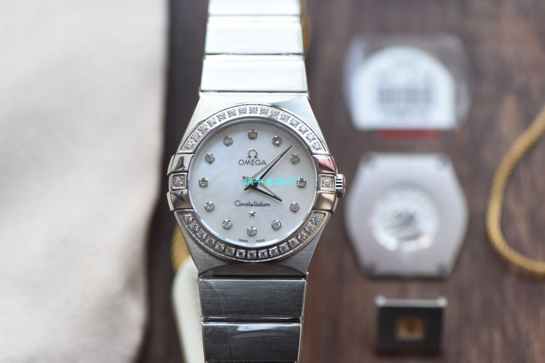 【8848 Factory  High quality  Copy  Watches 】OMEGA Constellation 女装24、27毫米123.20.27.60.55.001 wrist watches  / M663