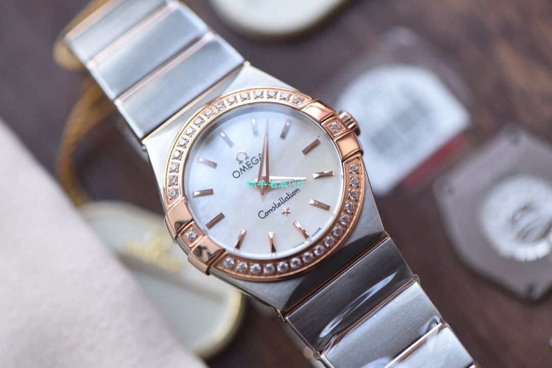【8848 Factory  High quality  Copy  Watches 】OMEGA Constellation 女装24、27毫米123.20.27.60.55.001 wrist watches  / M663