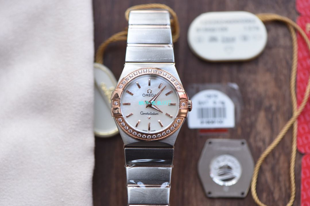 【8848 Factory  High quality  Copy  Watches 】OMEGA Constellation 女装24、27毫米123.20.27.60.55.001 wrist watches  / M663