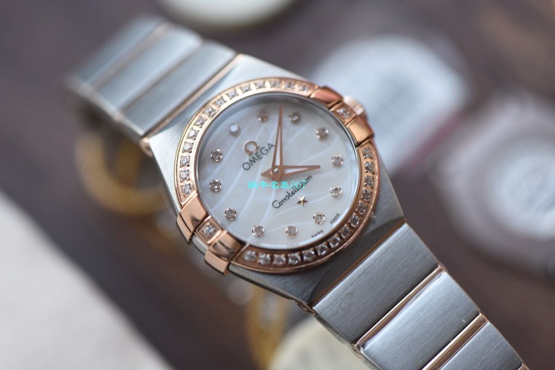 【8848 Factory  High quality  Copy  Watches 】OMEGA Constellation 女装24、27毫米123.20.27.60.55.001 wrist watches  / M663
