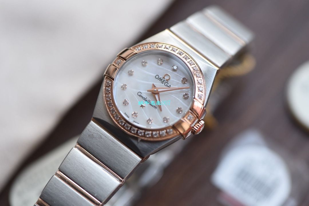 【8848 Factory  High quality  Copy  Watches 】OMEGA Constellation 女装24、27毫米123.20.27.60.55.001 wrist watches  / M663