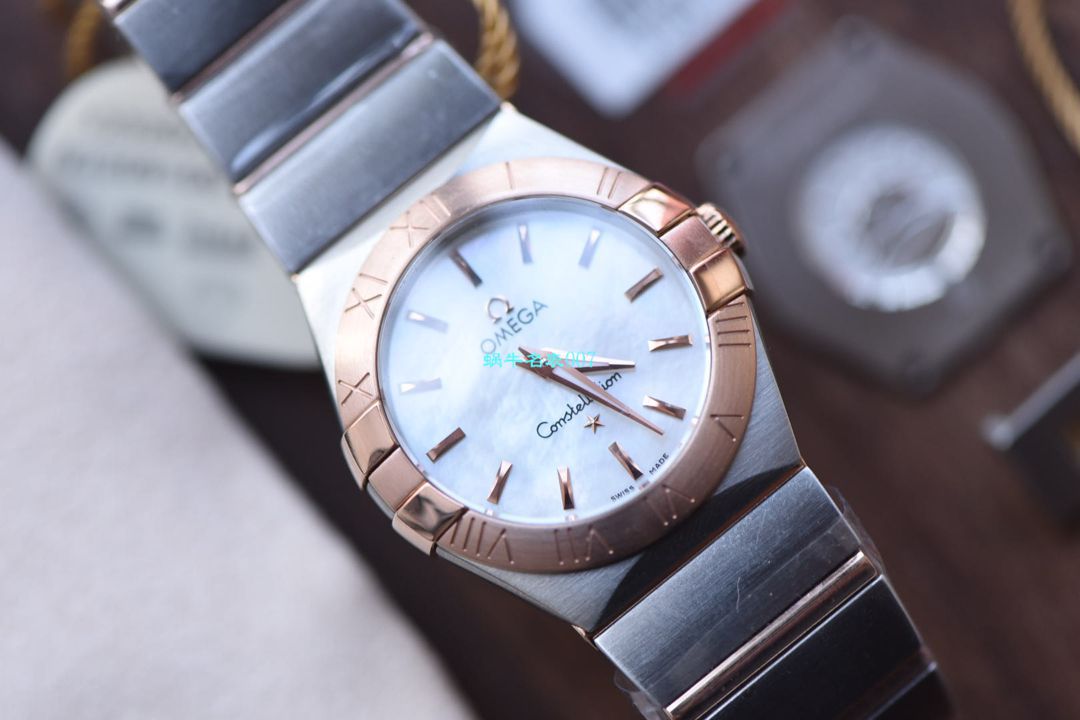 【8848 Factory  High quality  Copy  Watches 】OMEGA Constellation 女装24、27毫米123.20.27.60.55.001 wrist watches  / M663