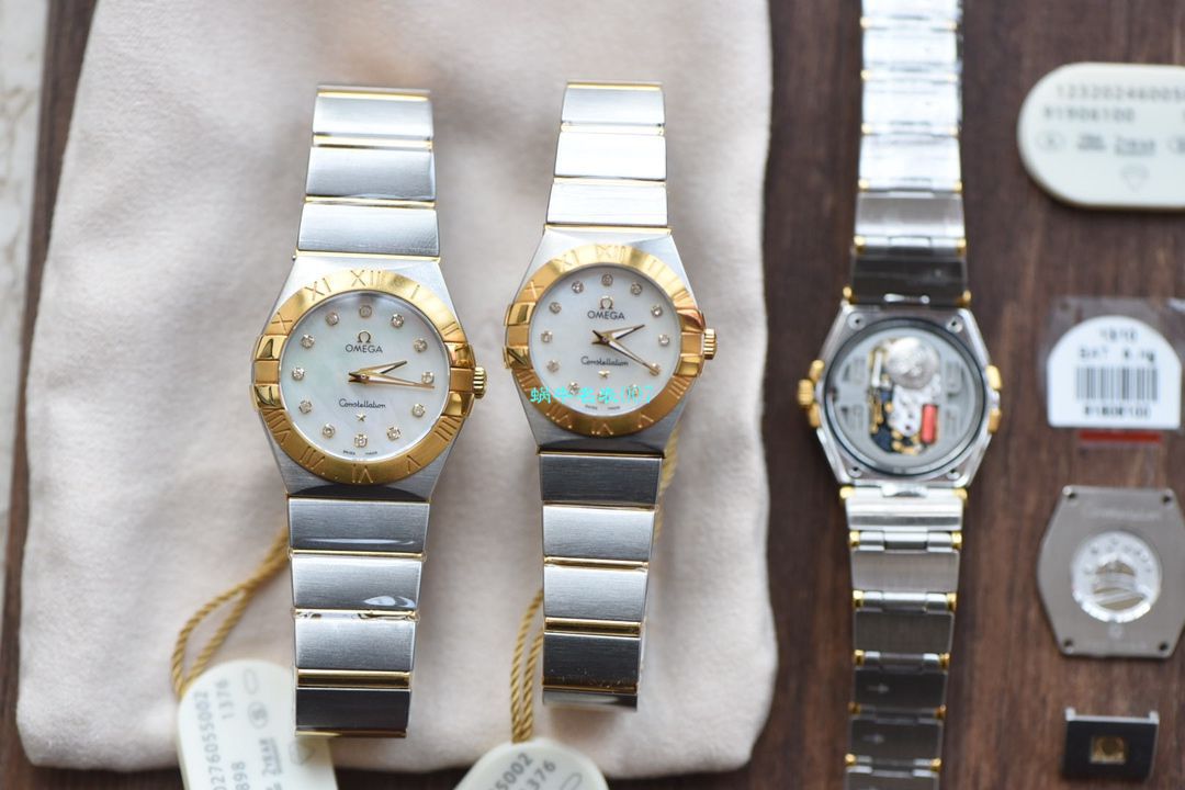 【8848 Factory  High quality  Copy  Watches 】OMEGA Constellation 女装24、27毫米123.20.27.60.55.001 wrist watches  / M663
