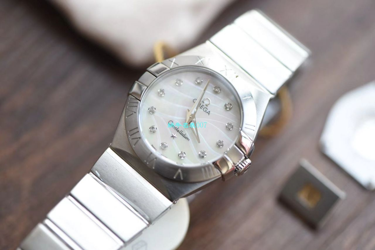 【8848 Factory  High quality  Copy  Watches 】OMEGA Constellation 女装24、27毫米123.20.27.60.55.001 wrist watches  / M663