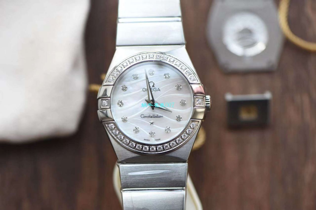 【8848 Factory  High quality  Copy  Watches 】OMEGA Constellation 女装24、27毫米123.20.27.60.55.001 wrist watches  / M663