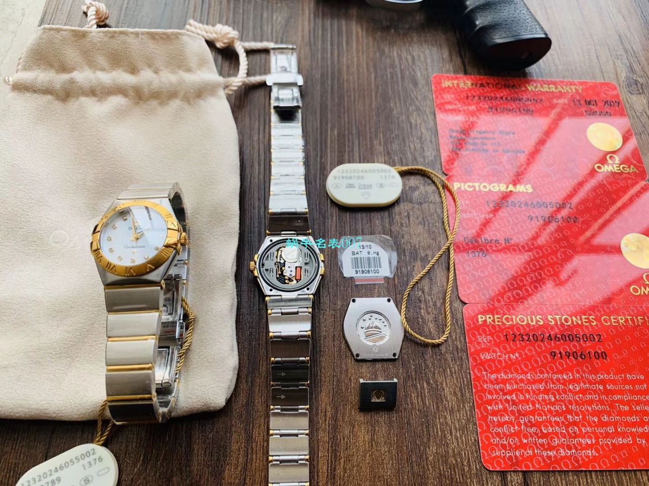【8848 Factory  High quality  Copy  Watches 】OMEGA Constellation 女装24、27毫米123.20.27.60.55.001 wrist watches  / M663