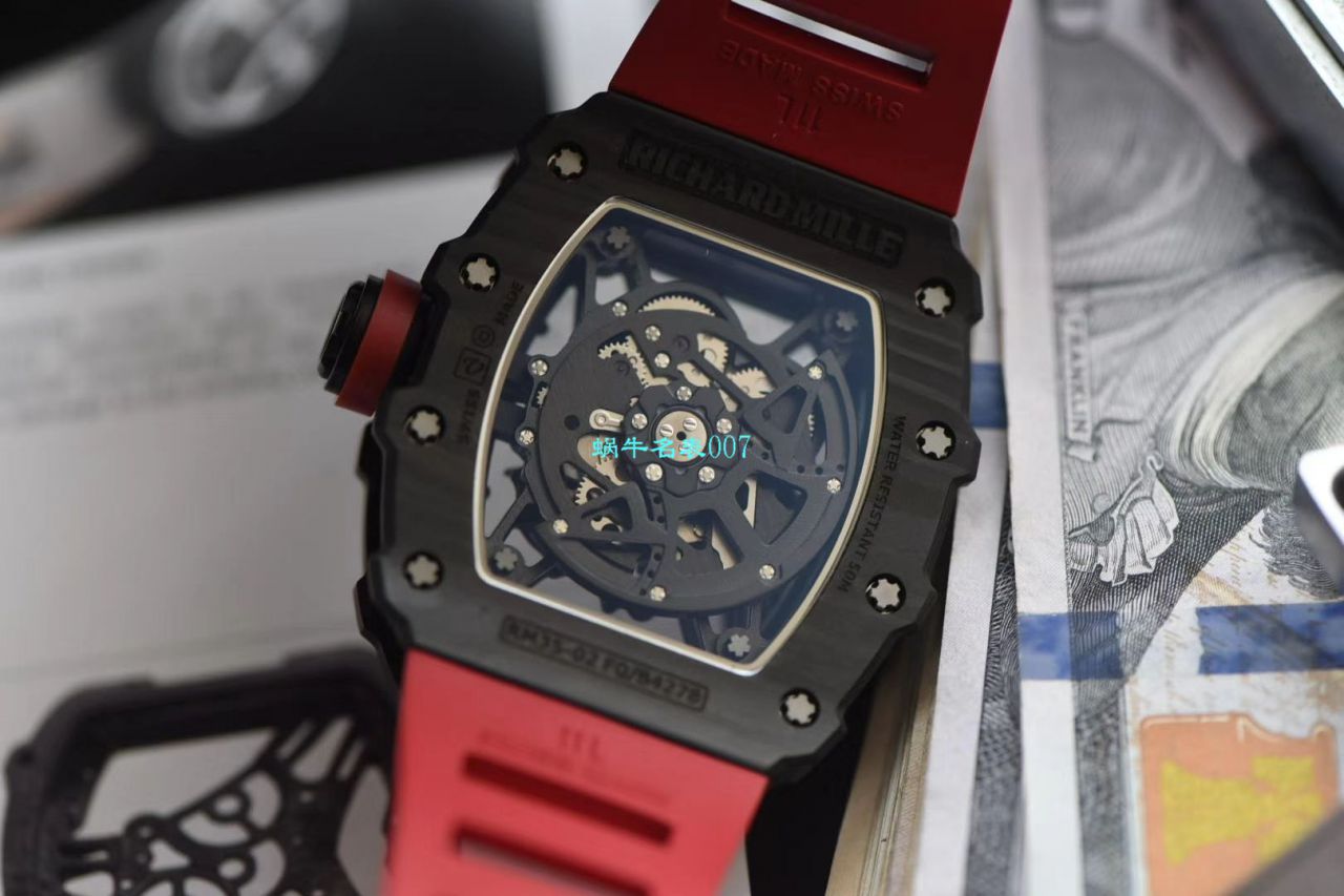 【台湾KV Factory  Replica 最强 top 版本表】全新 RICHARD MILLE  RM035最强进口原纹 carbon fiber ＂V3＂升级版 / KV03502V3