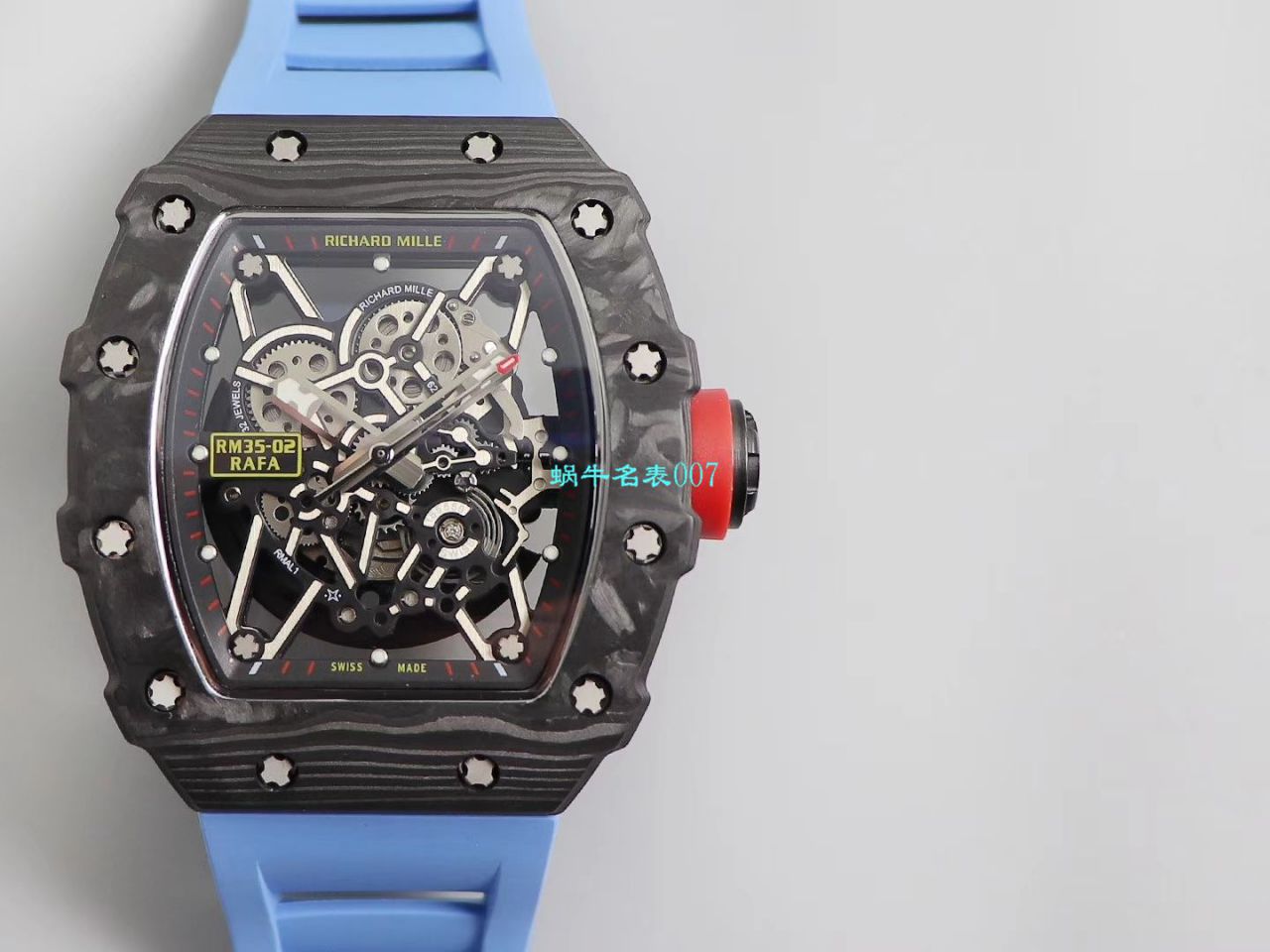 【台湾KV Factory  Replica 最强 top 版本表】全新 RICHARD MILLE  RM035最强进口原纹 carbon fiber ＂V3＂升级版 / KV03502V3