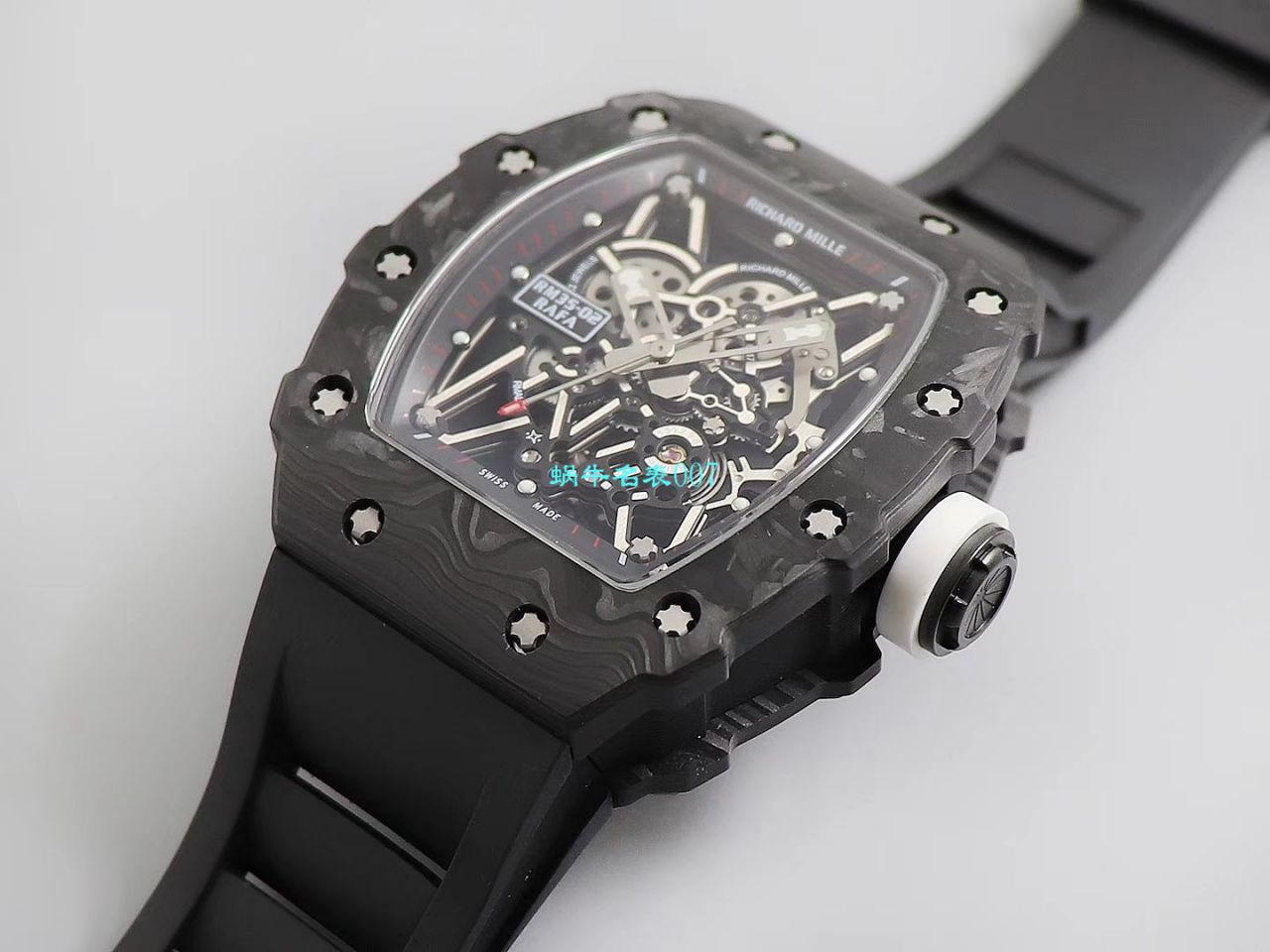 【台湾KV Factory  Replica 最强 top 版本表】全新 RICHARD MILLE  RM035最强进口原纹 carbon fiber ＂V3＂升级版 / KV03502V3