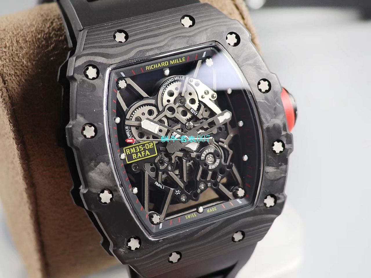 【台湾KV Factory  Replica 最强 top 版本表】全新 RICHARD MILLE  RM035最强进口原纹 carbon fiber ＂V3＂升级版 / KV03502V3