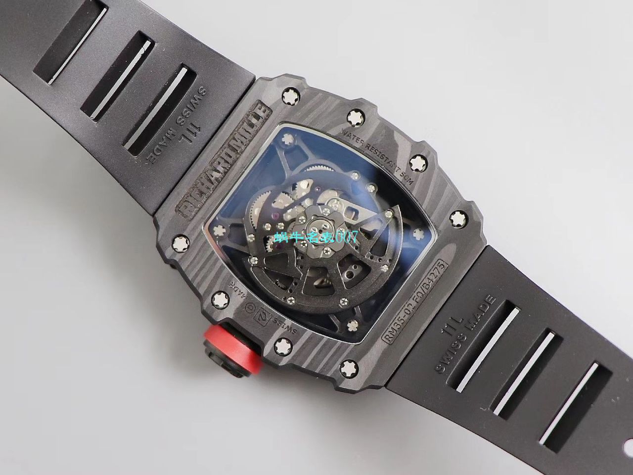 【台湾KV Factory  Replica 最强 top 版本表】全新 RICHARD MILLE  RM035最强进口原纹 carbon fiber ＂V3＂升级版 / KV03502V3