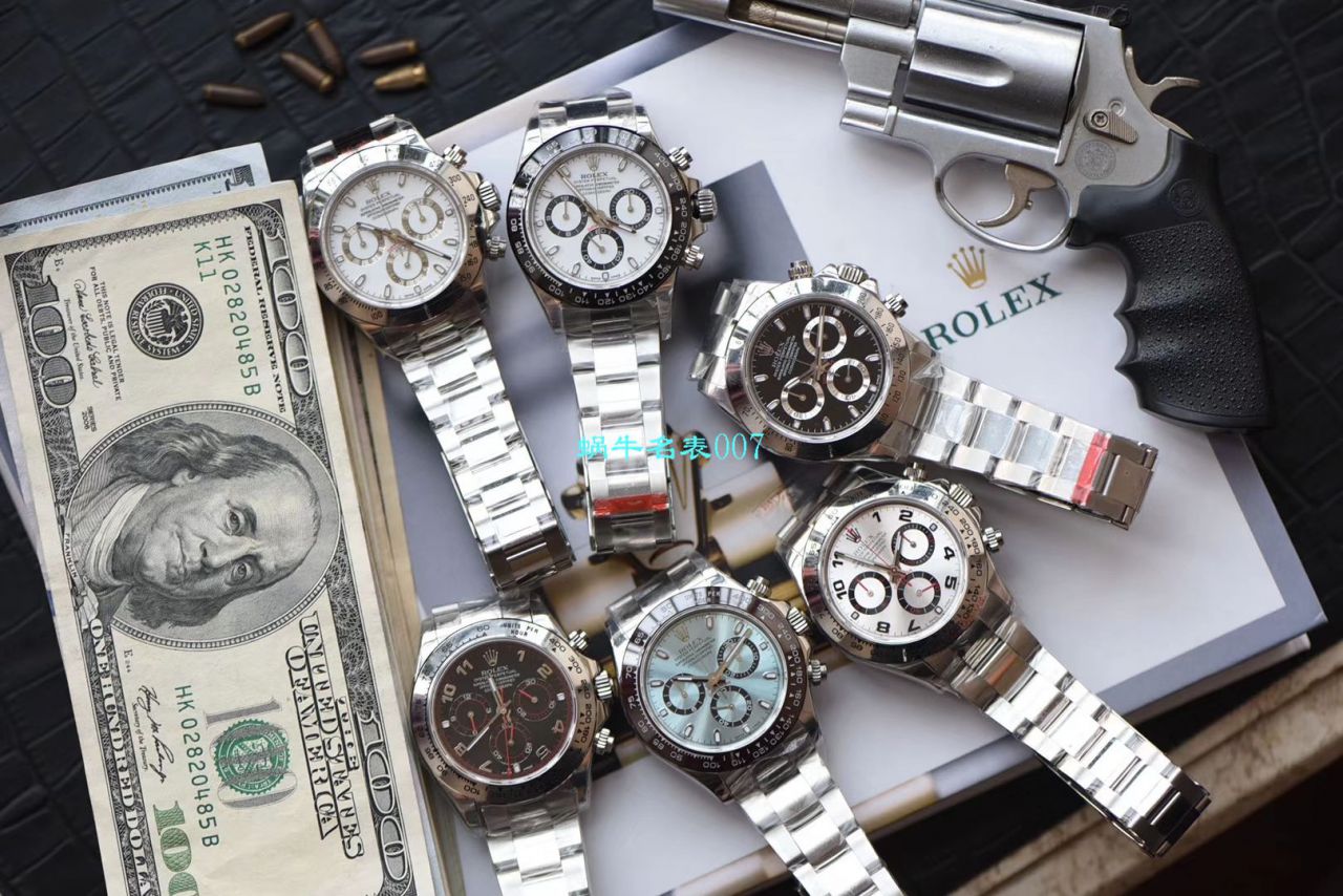 N Factory 特价 Rolex  Ditongna  wrist watches 7750版本～  top 316L精钢壳套  / R271