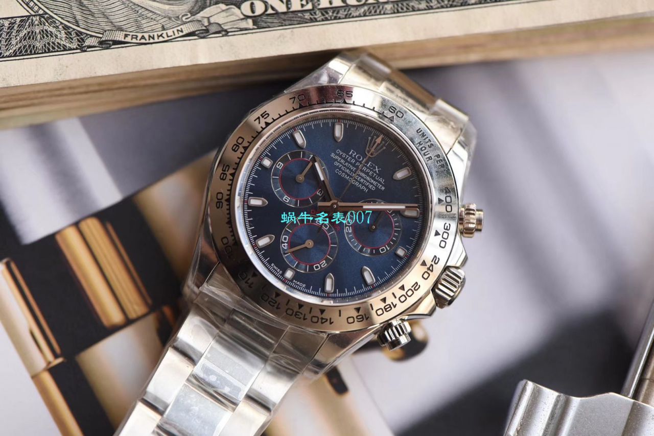 N Factory 特价 Rolex  Ditongna  wrist watches 7750版本～  top 316L精钢壳套  / R271