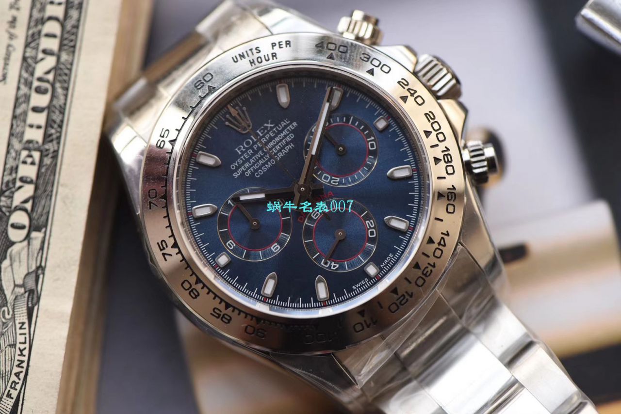 N Factory 特价 Rolex  Ditongna  wrist watches 7750版本～  top 316L精钢壳套  / R271
