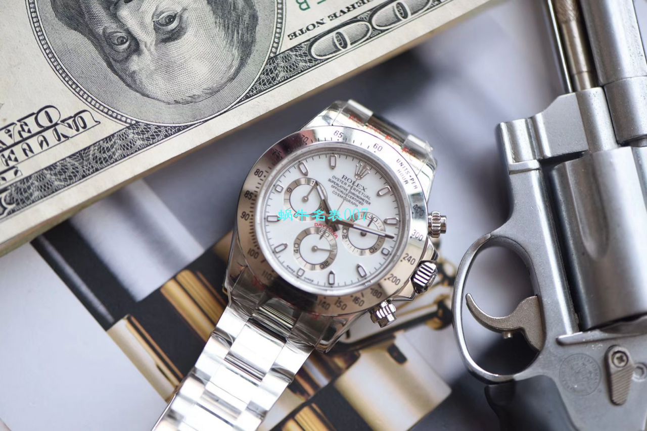 N Factory 特价 Rolex  Ditongna  wrist watches 7750版本～  top 316L精钢壳套  / R271