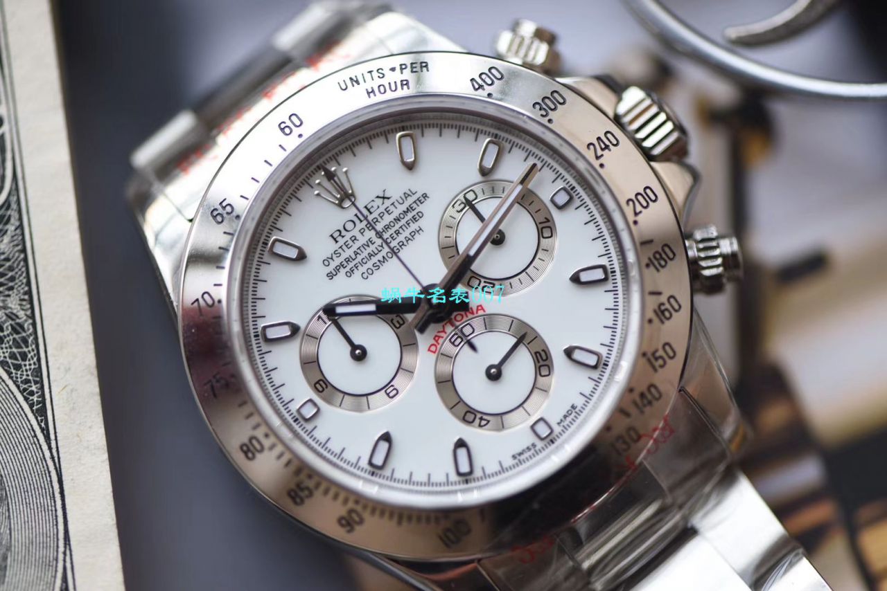 N Factory 特价 Rolex  Ditongna  wrist watches 7750版本～  top 316L精钢壳套  / R271